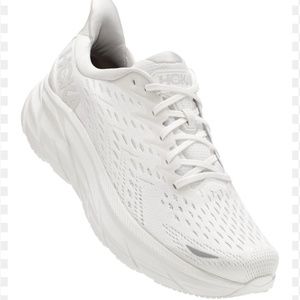 Hoka One One Clifton 8 White Mens